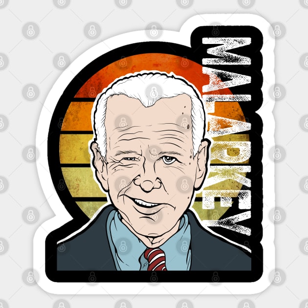 Joe Biden Malarkey Sticker by Tezatoons